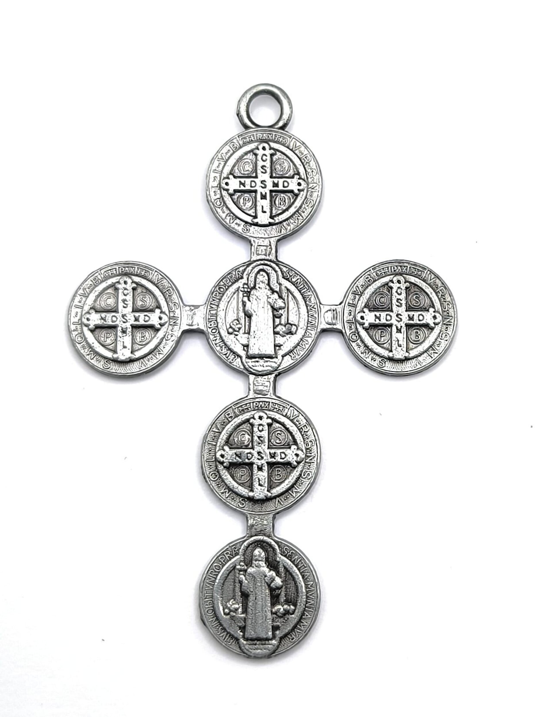 Colgante Cruz con Medallas de San Benito - 2