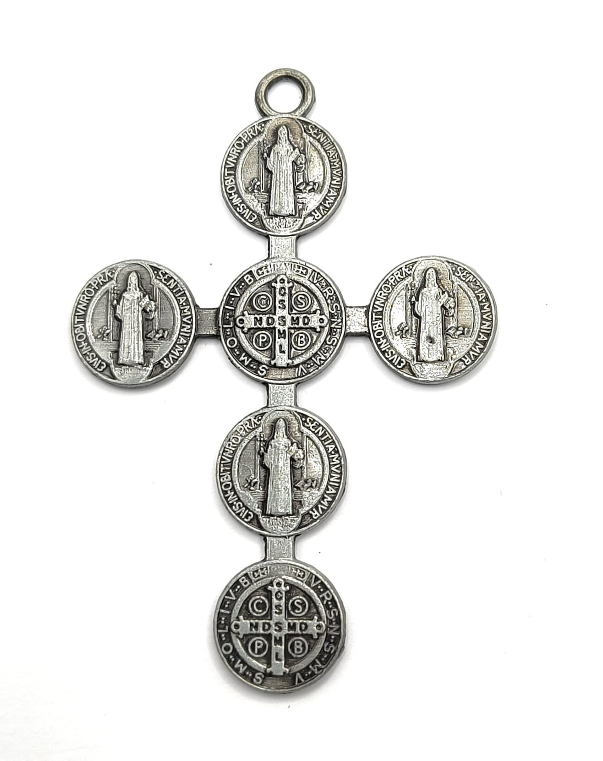 Colgante Cruz con Medallas de San Benito - 3